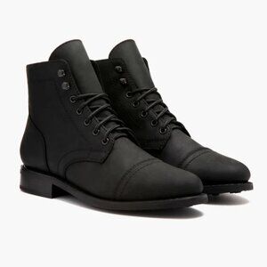 Women's Thursday Boots, Captain, Size 9.5, Matte Black